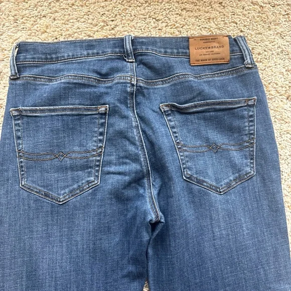 Men’s Lucky Brand 410 athletic slim straight with stretch 32x30 - Picture 4 of 5